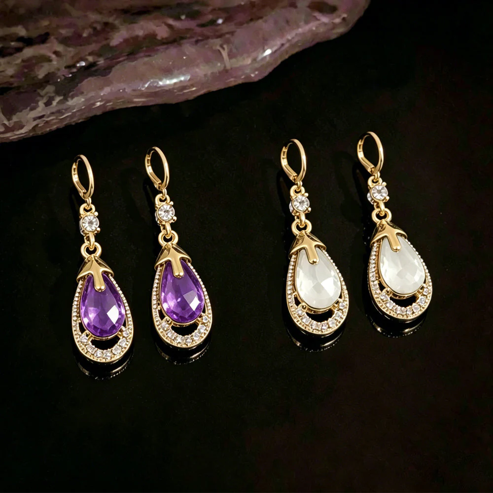 (🔥DERNIER JOUR DES SOLDES – JUSQU’À -80 %🔥) 🎉 CZTICLE® Boucles d’oreilles goutte en germanium - Image 11