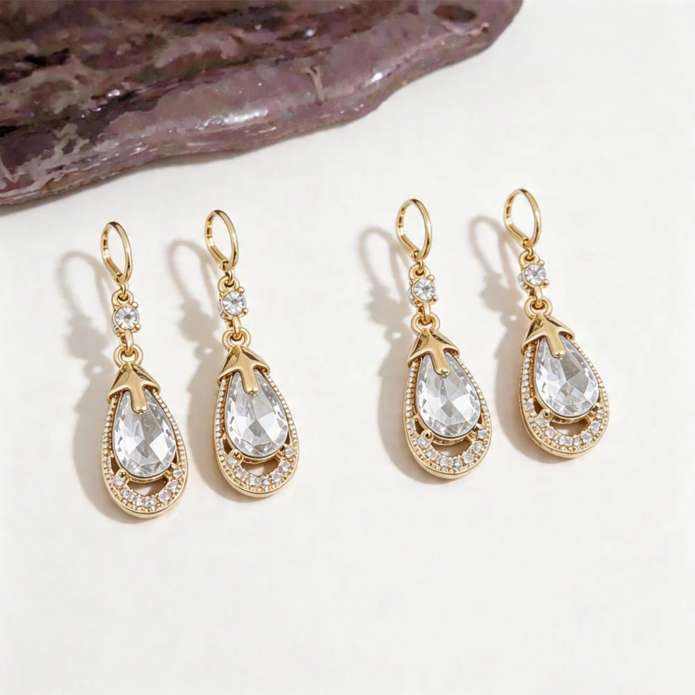 (🔥DERNIER JOUR DES SOLDES – JUSQU’À -80 %🔥) 🎉 CZTICLE® Boucles d’oreilles goutte en germanium - Image 12