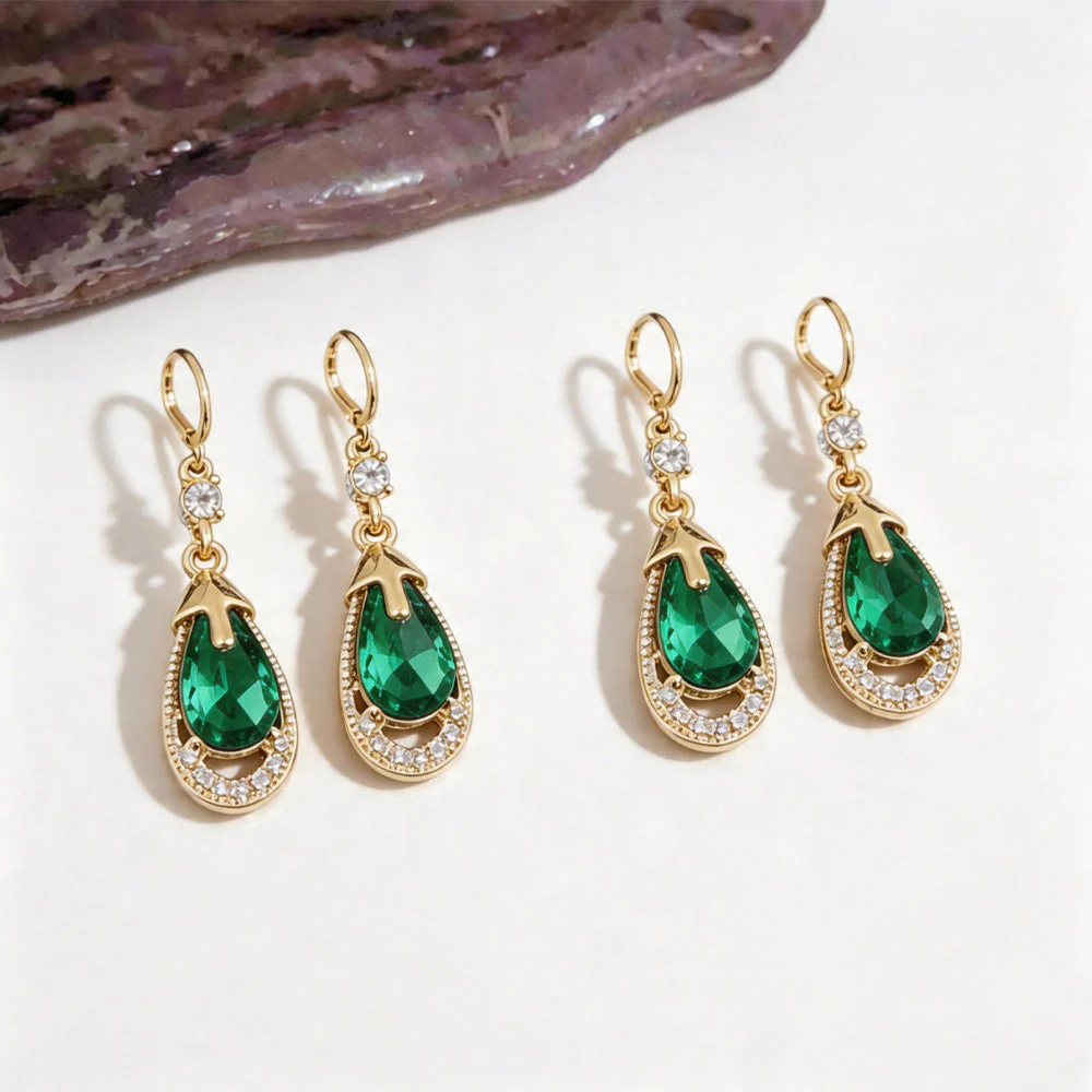 (🔥DERNIER JOUR DES SOLDES – JUSQU’À -80 %🔥) 🎉 CZTICLE® Boucles d’oreilles goutte en germanium - Image 13