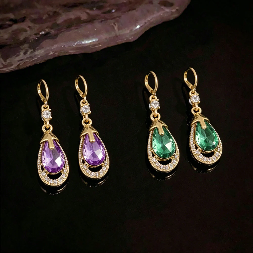 (🔥DERNIER JOUR DES SOLDES – JUSQU’À -80 %🔥) 🎉 CZTICLE® Boucles d’oreilles goutte en germanium - Image 9