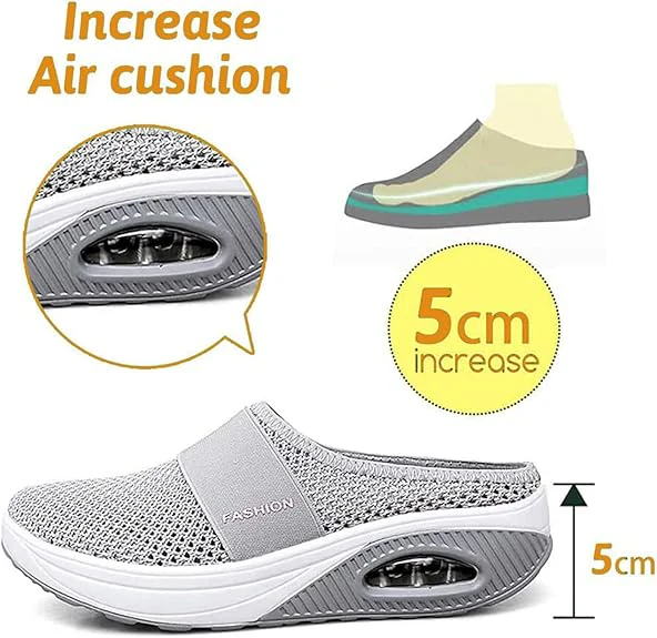 ⚡️DERNIER JOUR DES SOLDES ⚡️– 80 % DE RÉDUCTION Chaussures de marche slip-on à coussin d’air BQODQO® avec soutien de la voûte plantaire pour femmes - Image 2