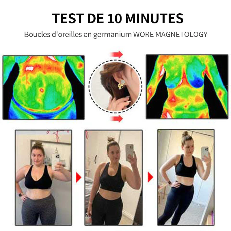 (🌟DERNIER JOUR – 80 % DE RÉDUCTION🌟)  Boucles d'oreilles CZTICLE® Lymphvity MagneTherapy au germanium - Image 9