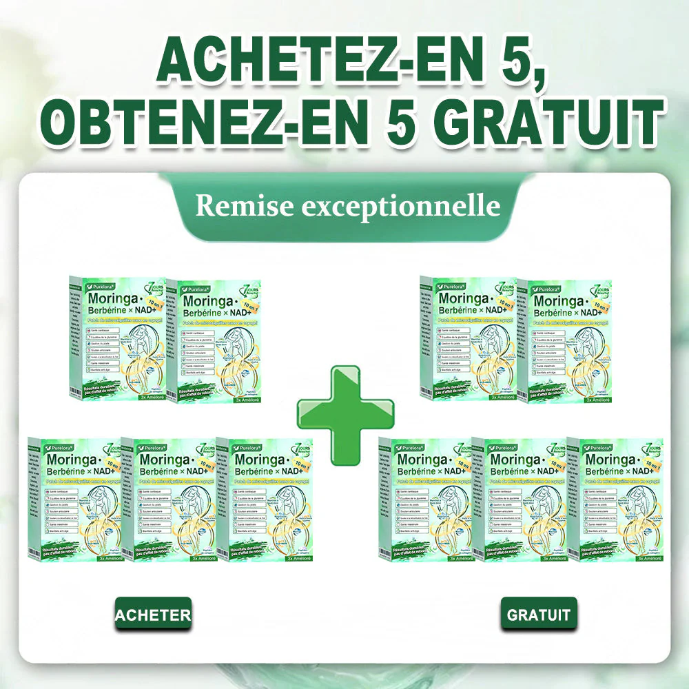 💖𝑷𝒉𝒂𝒓𝒎𝒂𝒄𝒊𝒆 𝑶𝒇𝒇𝒊𝒄𝒊𝒆𝒍𝒍𝒆💖 | Purelora® Moringa · Berbérine Patch 10-en-1 aux Nano-Micro-Aiguilles et Cryo-Gel ✅ Soutien Cryo-Métabolique : Cristallise les graisses, raffermit la peau et élimine l'œdème instantanément. - Image 27