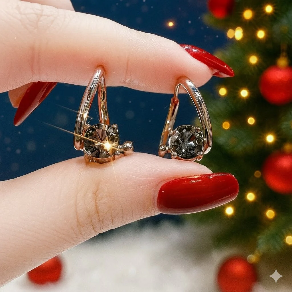 （🔥DERNIER JOUR – 80 % DE RÉDUCTION🔥) 🎉 CZTICLE® Lymphvity MagneTherapy Boucles d’oreilles en germanium (Une fois par jour, changements visibles en 7 jours) sensation plus légère, se sentir mieux au quotidien, plus de confiance dans ses vêtements🍃 - Image 4