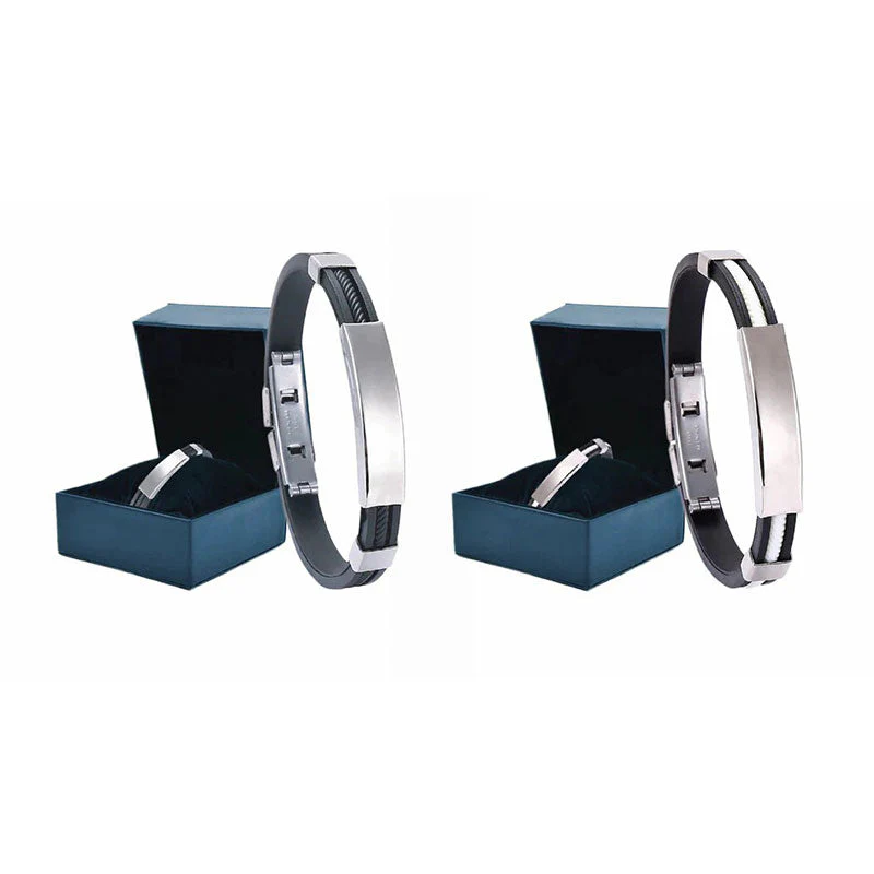 (🔥DERNIER JOUR – 80 % DE RÉDUCTION🔥)丨Therapeutic Lympunclog Titanium Wristband — Inspiré par TitaniumION pour un usage quotidien, il soutient la circulation sanguine, la relaxation et soulage les inconforts articulaires. - Image 6