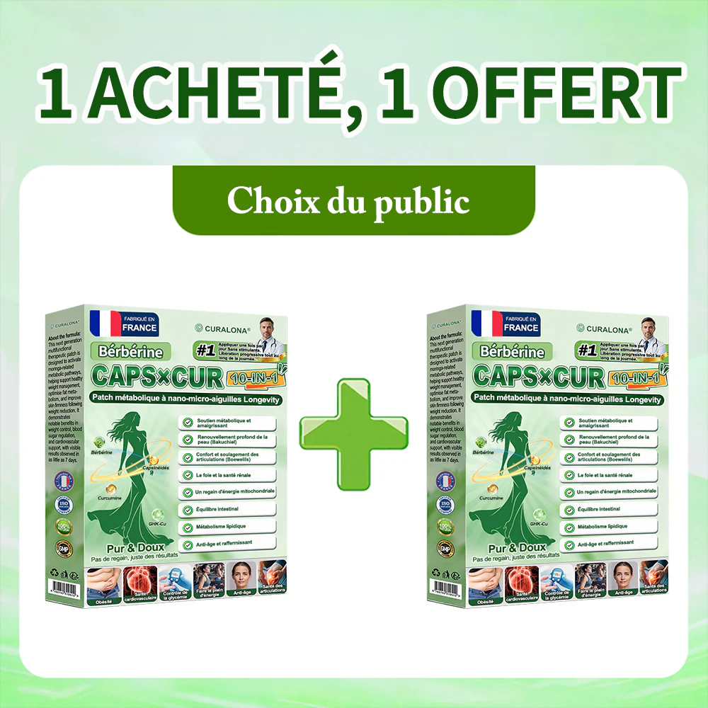 🔥 Nouveauté | 🎉 Curalona® Patch Microneedle 10-en-1 – Berbérine & NAD+ pour le métabolisme, Bakuchiol pour la peau, Boswellia pour les articulations – Patch jour & nuit – 7 patchs – Résultats visibles en 7 jours - Image 20
