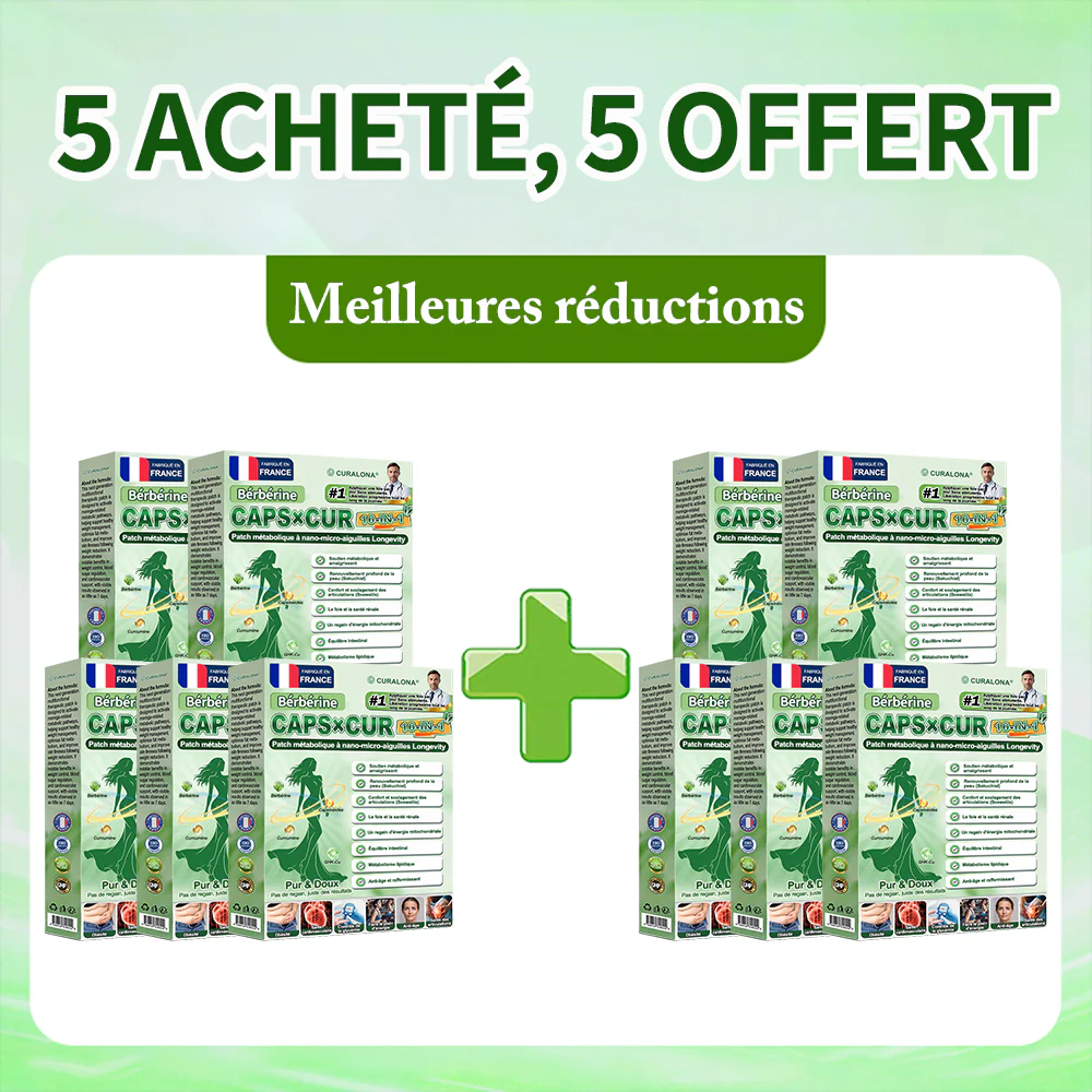 🔥 Nouveauté | 🎉 Curalona® Patch Microneedle 10-en-1 – Berbérine & NAD+ pour le métabolisme, Bakuchiol pour la peau, Boswellia pour les articulations – Patch jour & nuit – 7 patchs – Résultats visibles en 7 jours - Image 23