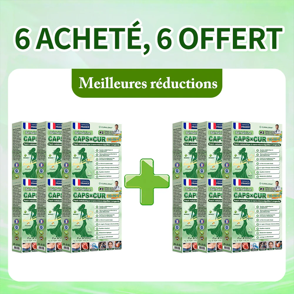 🔥 Nouveauté | 🎉 Curalona® Patch Microneedle 10-en-1 – Berbérine & NAD+ pour le métabolisme, Bakuchiol pour la peau, Boswellia pour les articulations – Patch jour & nuit – 7 patchs – Résultats visibles en 7 jours - Image 24
