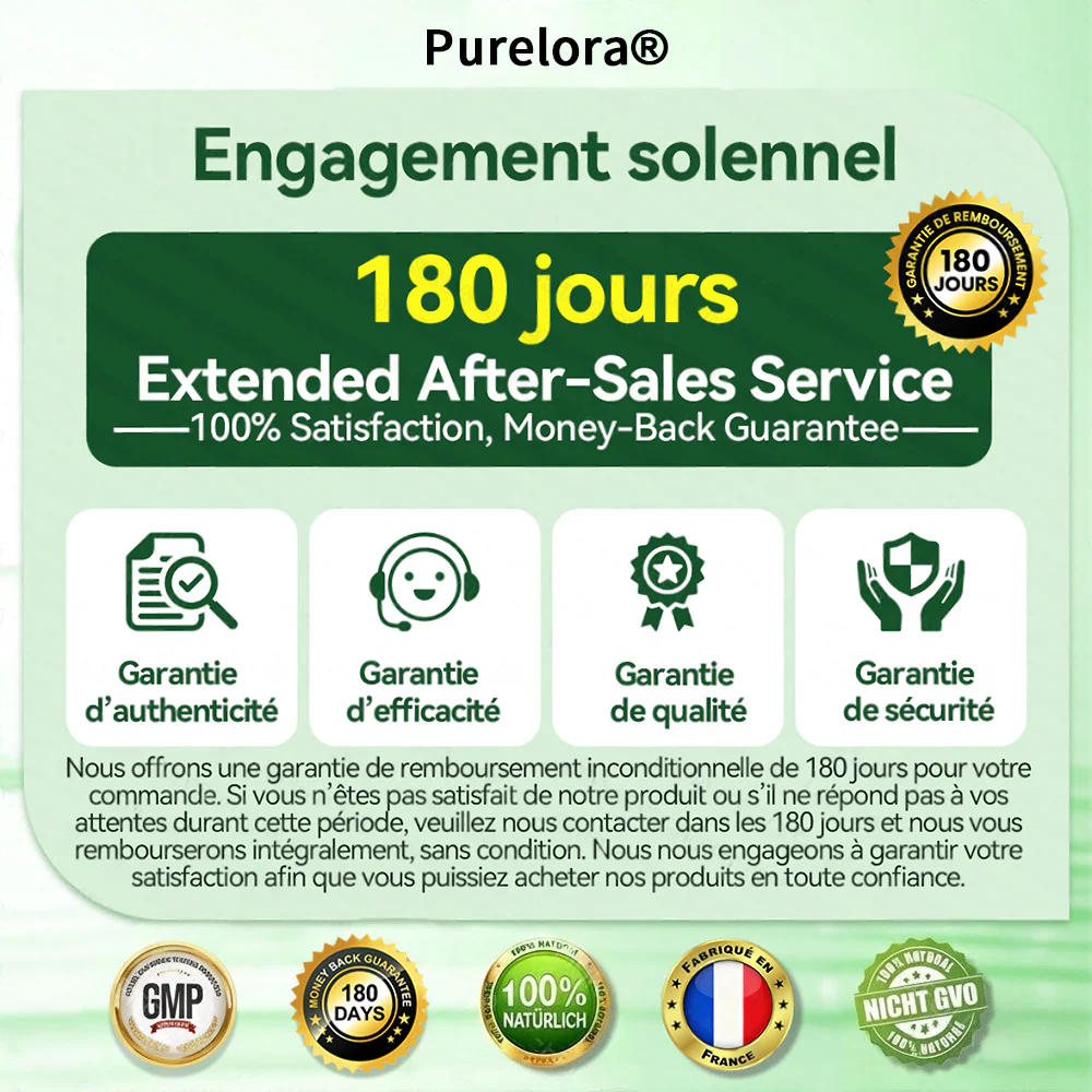 🏆 Recommandation n°1丨Purelora® Moringa Berbérine x NAD+ Patch Nano-Microneedle 10-en-1 Une application par jour, changements visibles dès 7 jours. Pour accompagner la gestion du poids, la fermeté de la peau et le bien-être global. - Image 16
