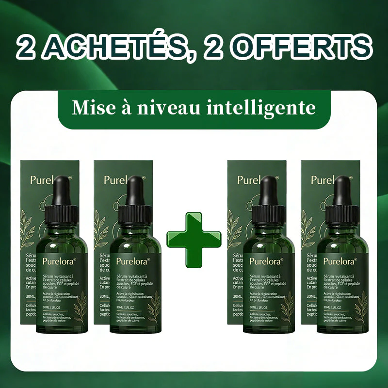 💖 Changez de l’intérieur vers l’extérieur | ✨ Purelora® Sérum Activateur EGF & Peptides de Cuivre dérivés de cellules souches (Active intensément le renouvellement cutané pour une peau plus ferme et plus lisse) - Image 15