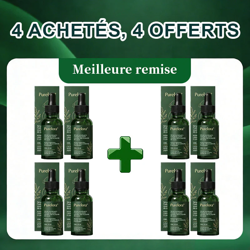 💖 Changez de l’intérieur vers l’extérieur | ✨ Purelora® Sérum Activateur EGF & Peptides de Cuivre dérivés de cellules souches (Active intensément le renouvellement cutané pour une peau plus ferme et plus lisse) - Image 17