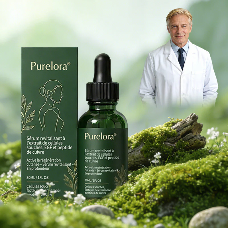 💖 Changez de l’intérieur vers l’extérieur | ✨ Purelora® Sérum Activateur EGF & Peptides de Cuivre dérivés de cellules souches (Active intensément le renouvellement cutané pour une peau plus ferme et plus lisse) - Image 4