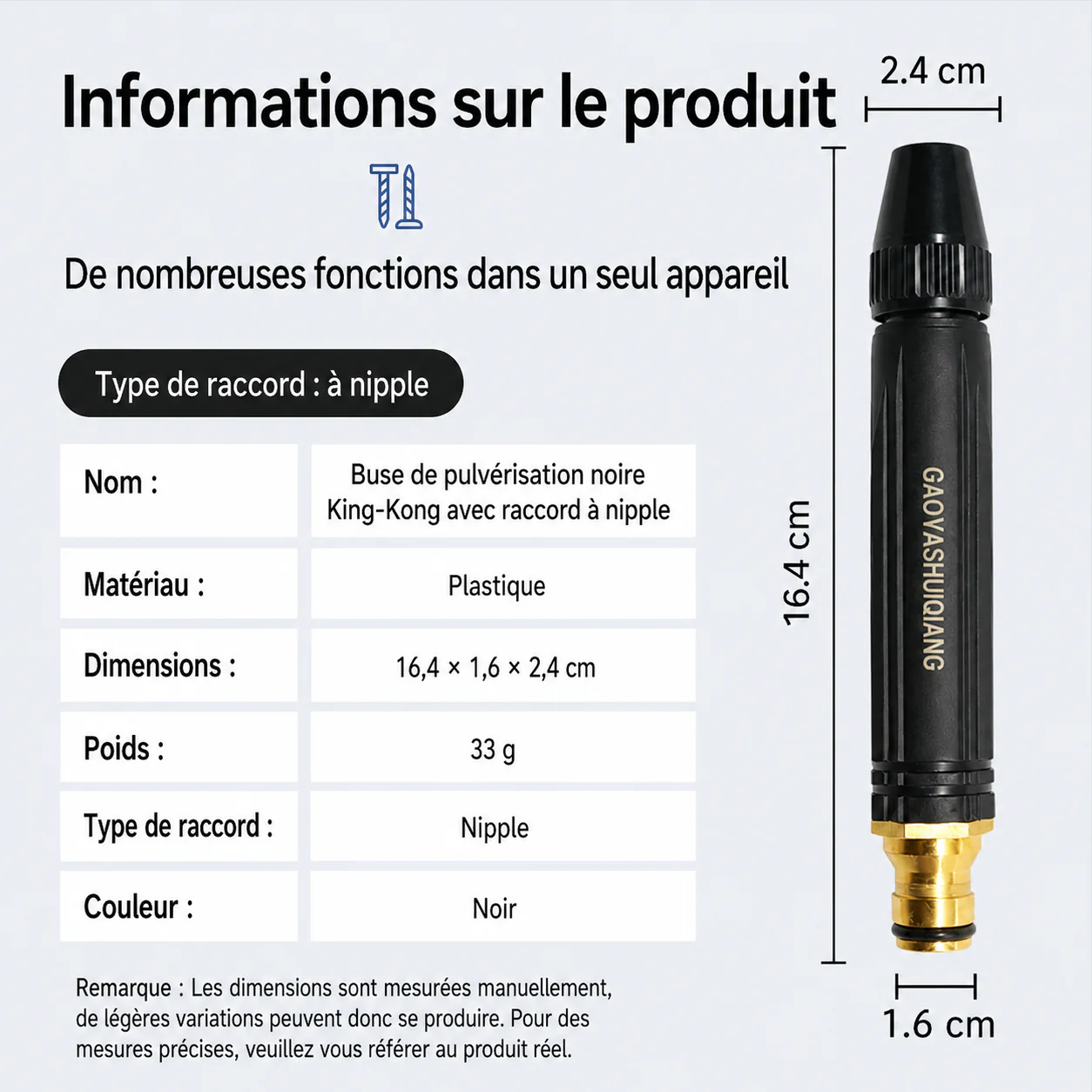 ⚡️DERNIER JOUR : -50 % 🚗 Belomontor® Pistolet Haute Pression pour Lavage Auto & Jardin - Image 6